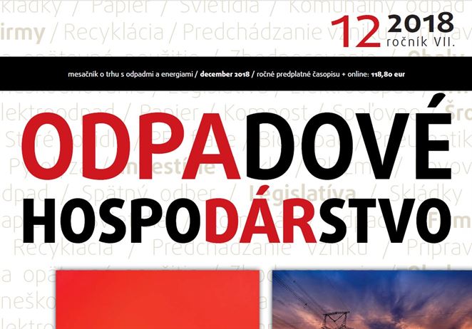 Čo by vám nemalo ujsť. ODPADOVÉ HOSPODÁRSTVO, 2018/12